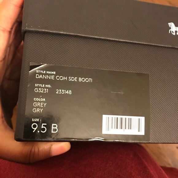 Coach Dannie Bootie Gray Suede Size 9.5 - Picture 10 of 11